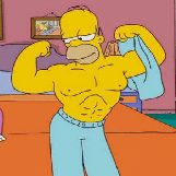 Homer Simpson Muscles