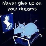 Never Give Up On Your Dreams.