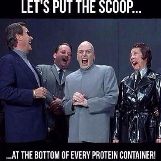 Put the Scoop at the Bottom of Every Protein Container!