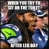 Richard Sherman Leg Days